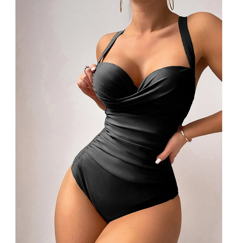 Push Up One Piece Tummy Control Swimsuits