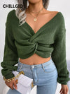 Women Knitted Autumn Bodycon Sweaters