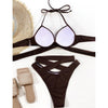 Push Up Strap Halter Women Swimsuit