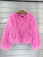 Women Faux Fur High Quality Fluffy Short Coat