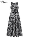 Leopard Print Maxi Dress