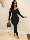 Sexy Long Sleeve Sling Jumpsuit