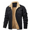 Men Popular Autumn Winter Long Sleeve Turndown Collar Jackets