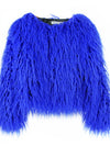 Women Faux Fur High Quality Fluffy Short Coat