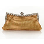 Gold Clutch Glitter Bead Bag