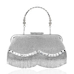 Women Banquet Diamond-Studded Tassel Bags