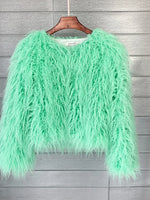 Women Faux Fur High Quality Fluffy Short Coat