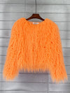 Women Faux Fur High Quality Fluffy Short Coat