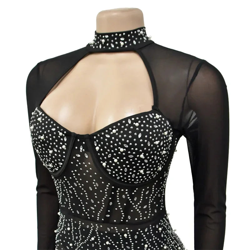 Sparkly Diamond Rhinestone Jumpsuit