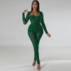 Sexy One Piece Long Sleeve Jumpsuits