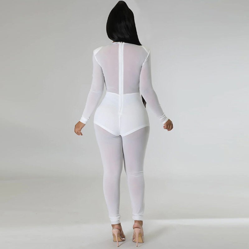 Sexy One Piece Long Sleeve Jumpsuits