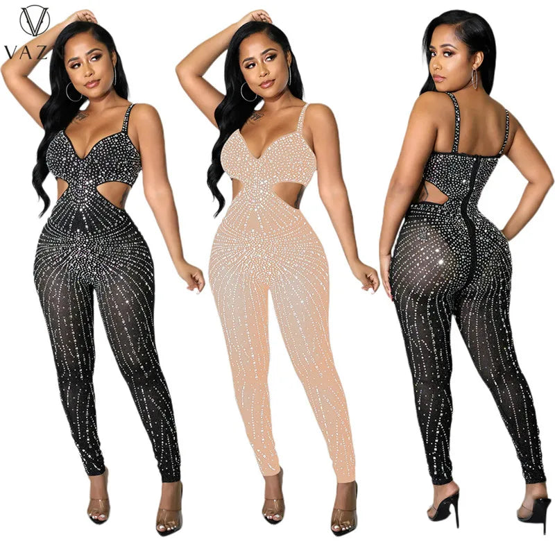 Sequins Style Women Fashion New Elegant Jumpsuits