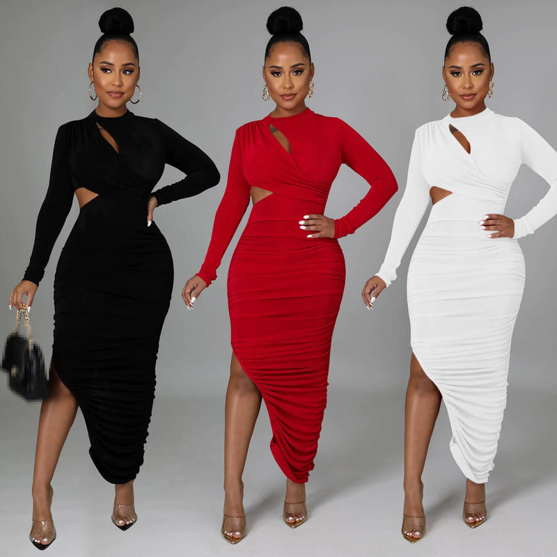 Women Long Sleeve Sexy Bodycon Dresses