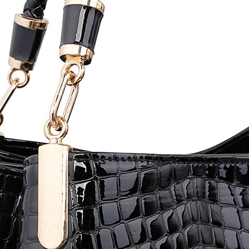 2Pcs Women Luxury Zip Shoulder Bags