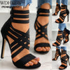 Women’s Zipper New Fashion Summer High Heels Sexy Peep Toe Shoes