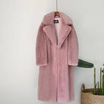 New Women Winter Warm Faux Fur  Turn Down Collar  Warm Coats