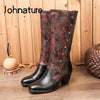 Women’s Genuine Leather New Winter Warm Boots