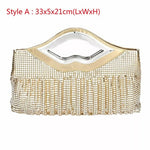 Sequins Evening Clutch Luxury Full Rhinestones Handbags