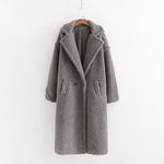 Women Teddy Faux Fur Long Vintage Winter Coats