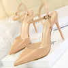 Women’s  Patent Leather 2022  Sexy Party   High Heels Shoes